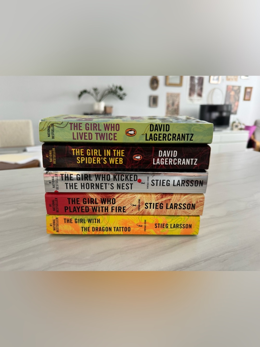Stieg Larsson & David Lagercrantz Lot - Millenium series